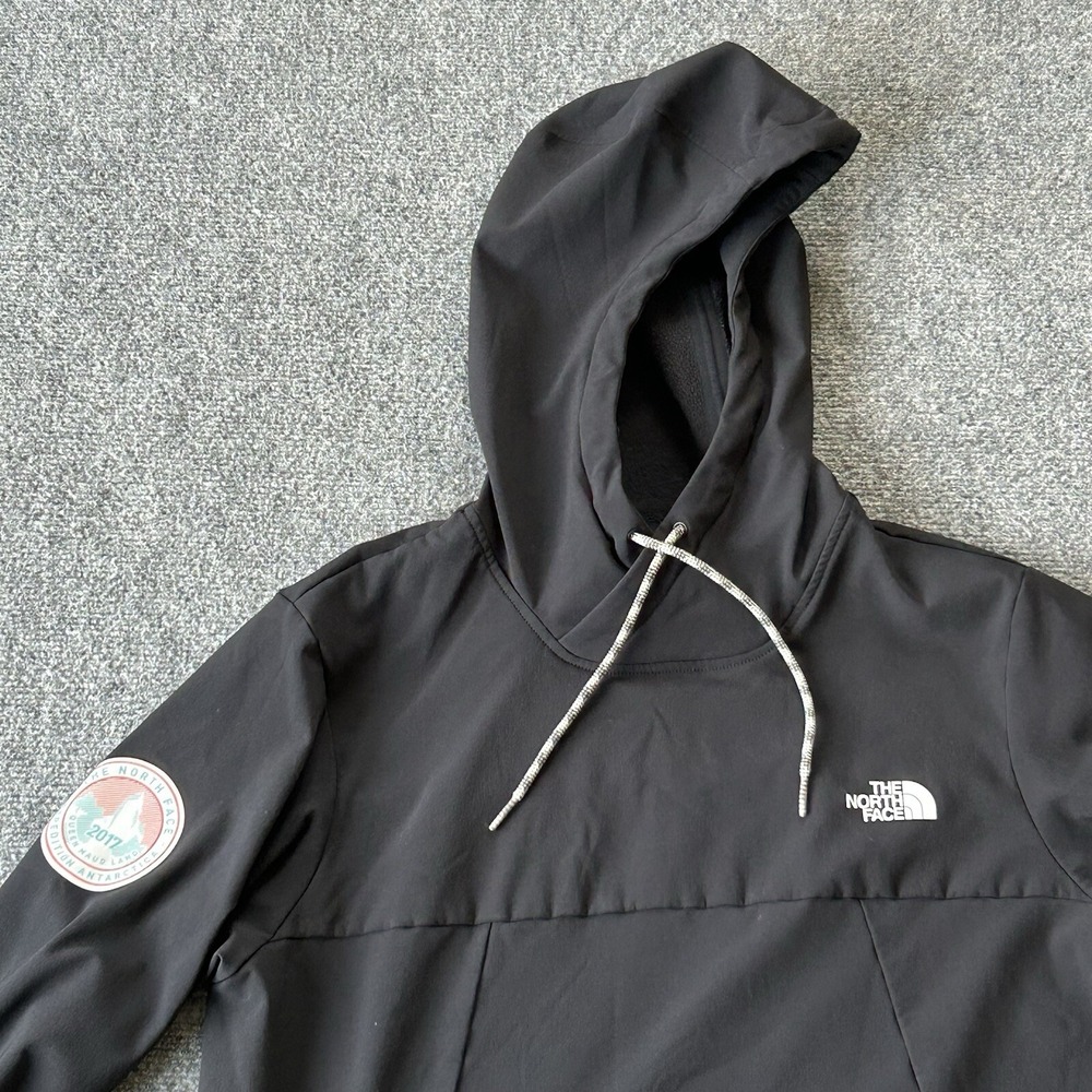 North‎ Face Hoodie Women Medium Black Expedition Antarctica 2017 Queen Maud Land